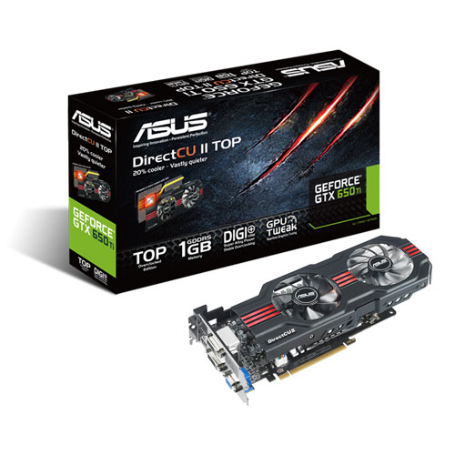 Asus gtx 650 ti directcu ii top